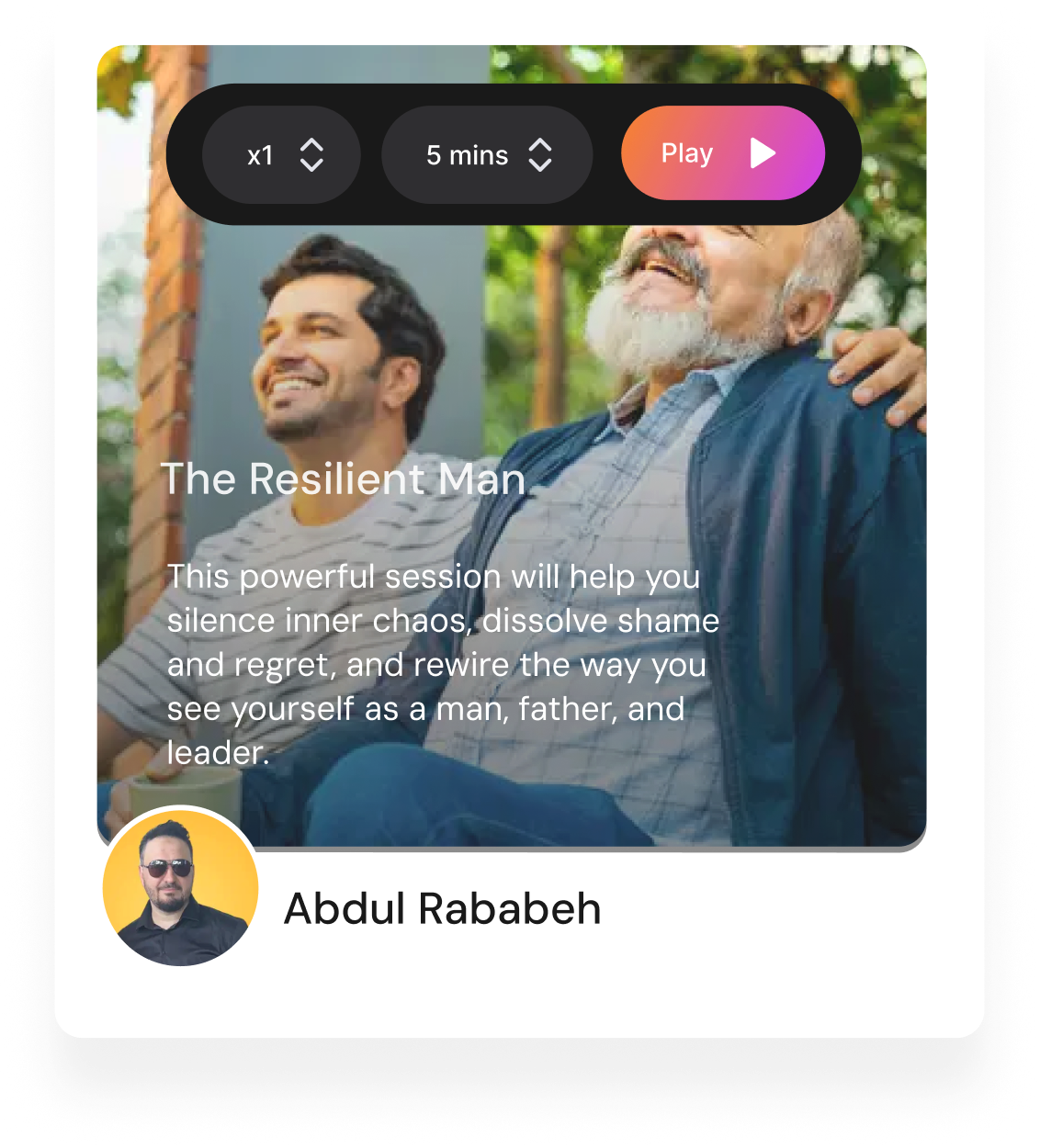 Preview of a Positive Prime session card